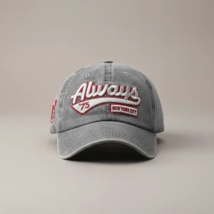 Casquette jean coton style décontracté - Vue 1 - casquette jean