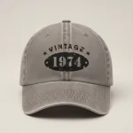 casquette jean coton style vintage - Vue 1 - casquette jean