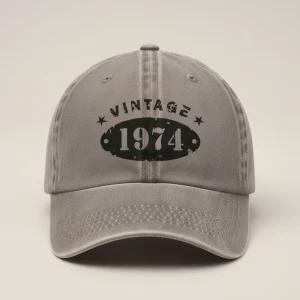 casquette jean coton style vintage - Vue 1 - casquette jean