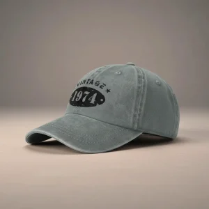 casquette jean coton style vintage - Vue 2 - casquette jean