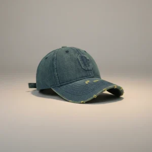 Casquette jean délavée homme femme usage quotidien - Vue 1 - casquette jean