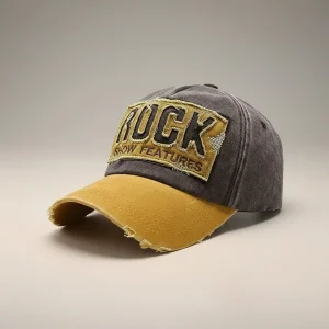 Casquette jean délavée style quotidien - Vue 2 - casquette jean