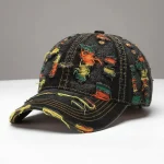 Casquette jean vintage streetwear coton - Vue 1 - casquette jean